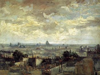 Vincent Van Gogh : The Roofs of Paris